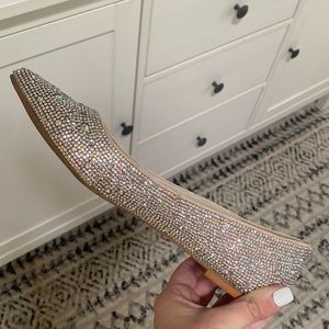 Moving sale! DB Studio pointed-toe rhinestone flats